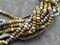 2/0 Aged Cookie Dough Mosaic Picasso Mix Seed Beads (18" Strand)